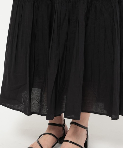 LEPSIM(レプシィム)の「コットンスカート 290491(スカート・レディース・ブラック/イエロー/オフホワイト・FREE)」の13枚目の写真