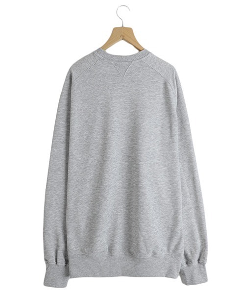 DAIWA PIER39（ダイワピア39）の「DAIWA PIER39 / ダイワ ピアサーティナイン：TECH SWEAT CREW FREEDOM SLEEVE：BE-50025[PIE]（スウェット・メンズ・トップグレー/ブラック・M/L/XL）」の4枚目の写真