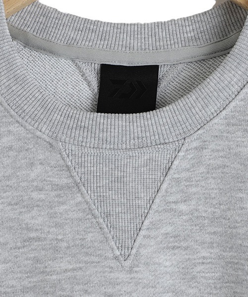 DAIWA PIER39（ダイワピア39）の「DAIWA PIER39 / ダイワ ピアサーティナイン：TECH SWEAT CREW FREEDOM SLEEVE：BE-50025[PIE]（スウェット・メンズ・トップグレー/ブラック・M/L/XL）」の5枚目の写真