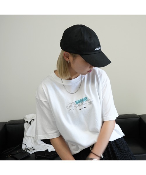 BASIS(ベイシス)の「フロントセンター OSAロゴ Tシャツ(Tシャツ/カットソー・レディース・ホワイト×グリーン/ホワイト×ブルー・MEDIUM/LARGE)」の5枚目の写真