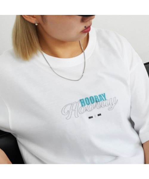 BASIS(ベイシス)の「フロントセンター OSAロゴ Tシャツ(Tシャツ/カットソー・レディース・ホワイト×グリーン/ホワイト×ブルー・MEDIUM/LARGE)」の14枚目の写真