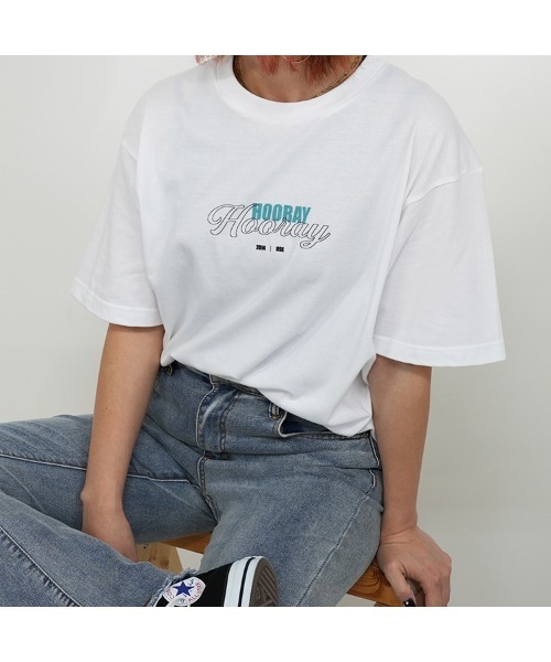 BASIS(ベイシス)の「フロントセンター OSAロゴ Tシャツ(Tシャツ/カットソー・レディース・ホワイト×グリーン/ホワイト×ブルー・MEDIUM/LARGE)」の15枚目の写真