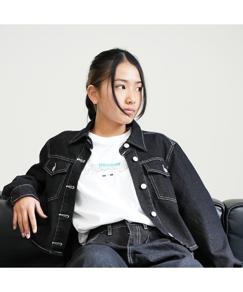 BASIS(ベイシス)の「フロントセンター OSAロゴ Tシャツ(Tシャツ/カットソー・レディース・ホワイト×グリーン/ホワイト×ブルー・MEDIUM/LARGE)」の20枚目の写真
