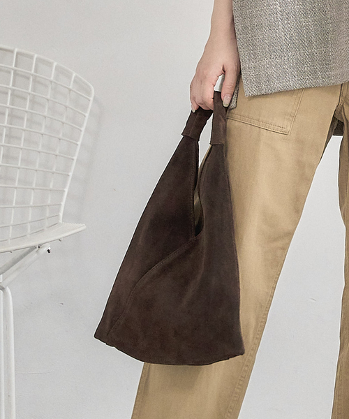 MILOS(ミロス)の「MILOS/ミロス SUEDE MINI TOTE(トートバッグ・レディース・ベージュ/ブラウン・FREE)」の5枚目の写真