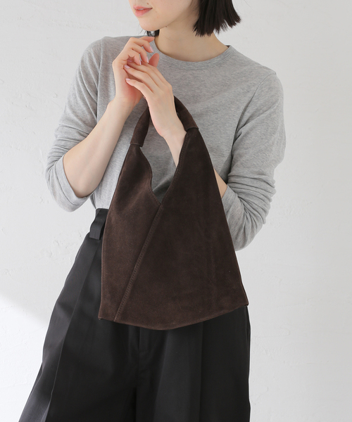 MILOS(ミロス)の「MILOS/ミロス SUEDE MINI TOTE(トートバッグ・レディース・ベージュ/ブラウン・FREE)」の19枚目の写真