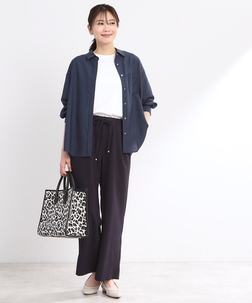 ブラウス シャツ 「夏SALE／接触冷感／マシンウォッシュ可」3WAYシアーシャツブラウス レディース Reflect｜【夏SALE/接触冷感/マシンウォッシュ可】3WAYシアー
