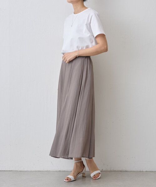 BEARDSLEY（ビアズリー）の「シンプルTee（Tシャツ/カットソー・レディース・ホワイト/ブラウン・FREE）」の15枚目の写真