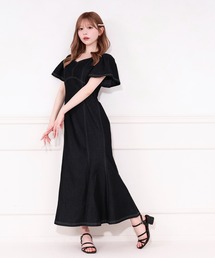 apres jour（アプレジュール）の「デニムマーメイドワンピース
