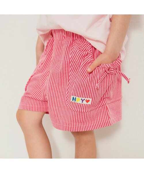 BREEZE（ブリーズ）の「【ジュニア対応】ストライプショートパンツ（その他パンツ・キッズ・ピンク/イエロー・80/90/100/110/120/130/140）」の6枚目の写真