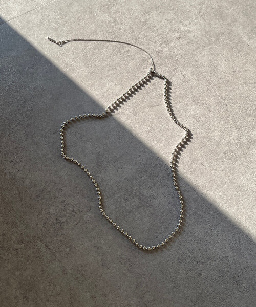 DouDou（ドゥドゥ）の「ボールチェーン2WAYネックレス（ネックレス・レディース・シルバー/ゴールド・FREE）」の4枚目の写真