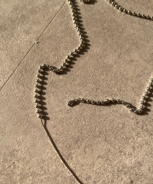 DouDou（ドゥドゥ）の「ボールチェーン2WAYネックレス（ネックレス・レディース・シルバー/ゴールド・FREE）」の8枚目の写真