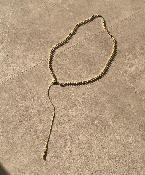 DouDou（ドゥドゥ）の「ボールチェーン2WAYネックレス（ネックレス・レディース・シルバー/ゴールド・FREE）」の10枚目の写真