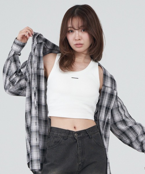 【ミキ】レリアン　ROCHAS タンクトップ ウォッシャブルリネンミックスニットタンク（タンクトップ
