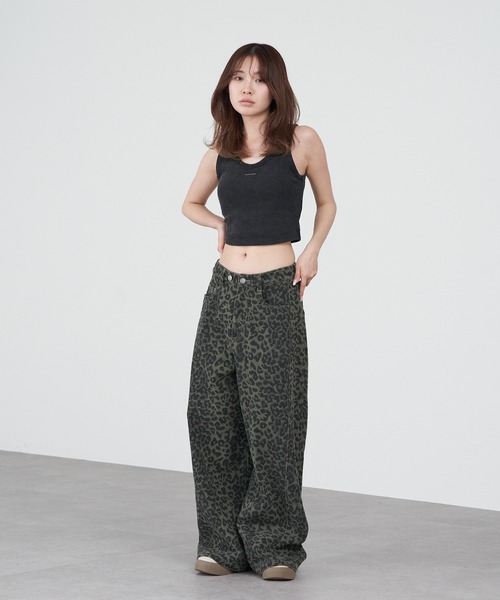 RAY CASSIN（レイカズン）の「プレート付ピグメントパット付タンクトップ（タンクトップ・レディース・ホワイト/レッド/ブラック/グレー・FREE）」の16枚目の写真