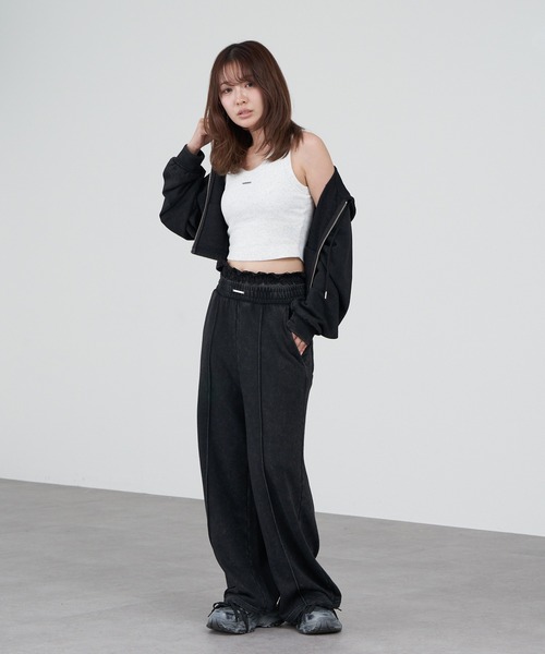 RAY CASSIN（レイカズン）の「プレート付ピグメントパット付タンクトップ（タンクトップ・レディース・ホワイト/レッド/ブラック/グレー・FREE）」の21枚目の写真