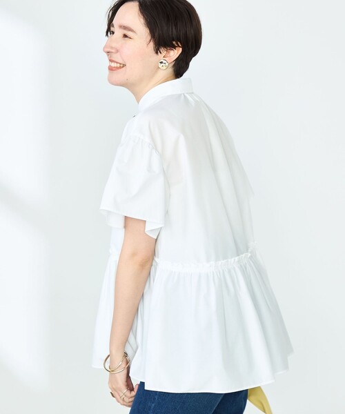NOLLEY'S Sophi（ノーリーズソフィ）の「ペプラムリボンシャツ