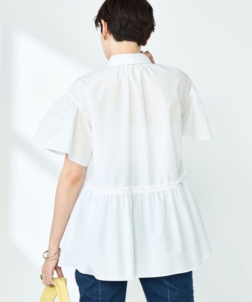NOLLEY'S Sophi（ノーリーズソフィ）の「ペプラムリボンシャツ