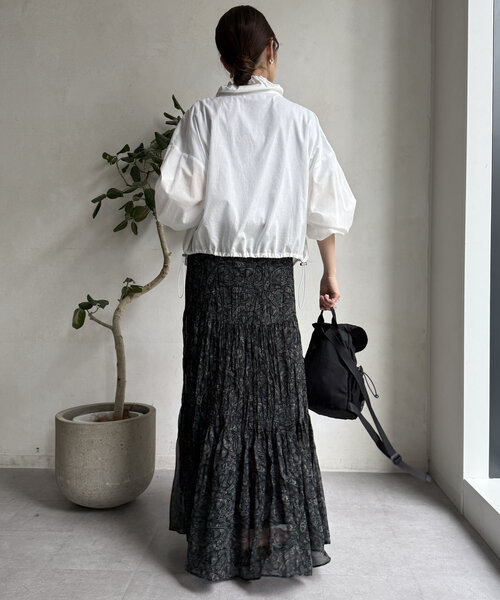 DouDou（ドゥドゥ）の「【新色追加】綿ローンドロストブルゾン（その他アウター・レディース・ベージュ/オフホワイト/ブラック/ブラウン・FREE）」の13枚目の写真