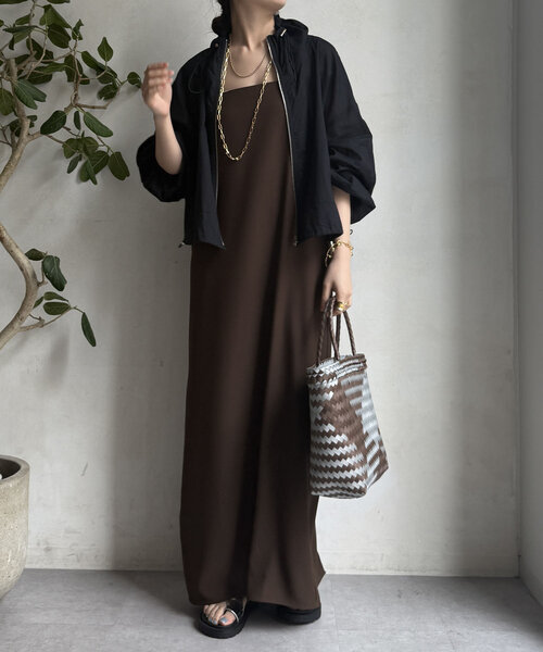 DouDou（ドゥドゥ）の「【新色追加】綿ローンドロストブルゾン（その他アウター・レディース・ベージュ/オフホワイト/ブラック/ブラウン・FREE）」の18枚目の写真