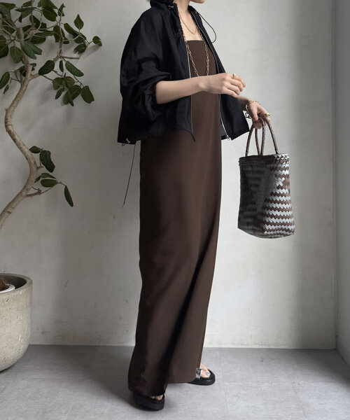 DouDou（ドゥドゥ）の「【新色追加】綿ローンドロストブルゾン（その他アウター・レディース・ベージュ/オフホワイト/ブラック/ブラウン・FREE）」の19枚目の写真