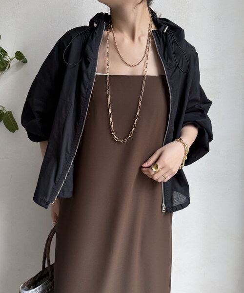 DouDou（ドゥドゥ）の「【新色追加】綿ローンドロストブルゾン（その他アウター・レディース・ベージュ/オフホワイト/ブラック/ブラウン・FREE）」の21枚目の写真