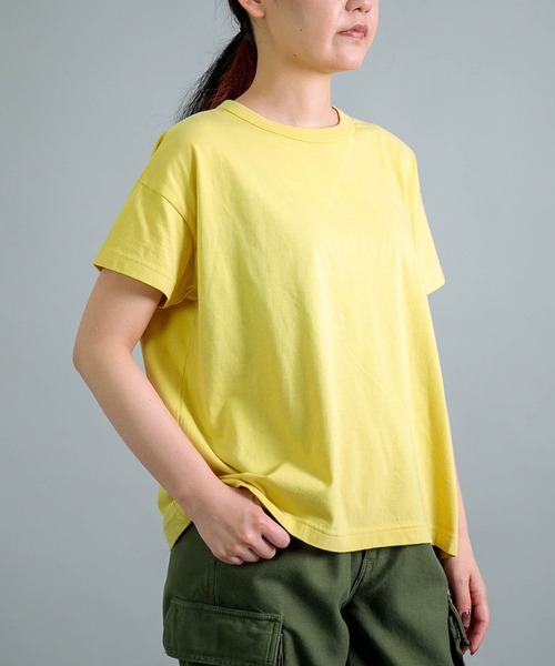 OMNIGOD womens / オムニゴッド] 天竺マニッシュTシャツ
