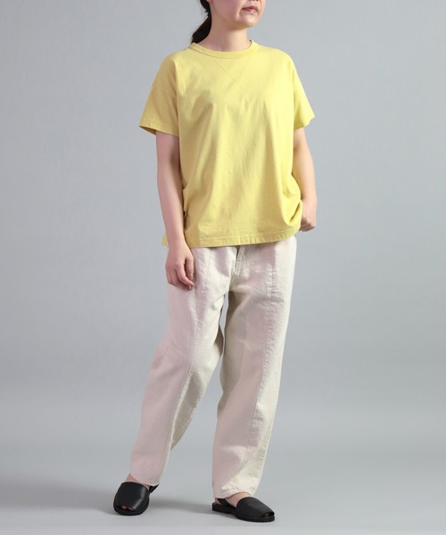 OMNIGOD womens / オムニゴッド] 天竺マニッシュTシャツ
