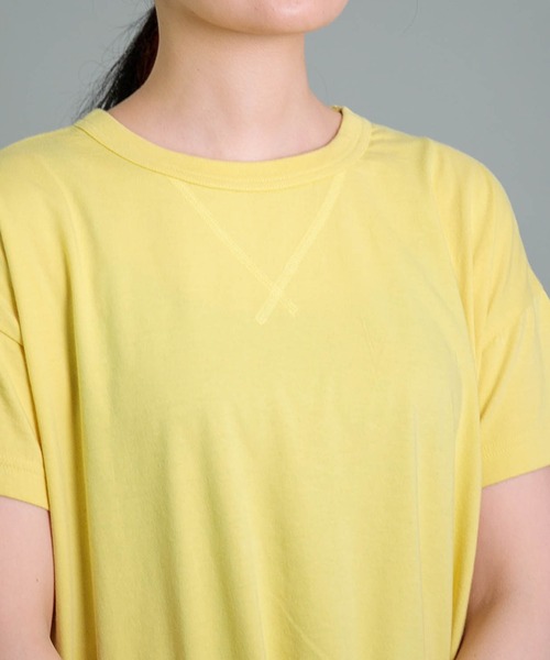 OMNIGOD womens / オムニゴッド] 天竺マニッシュTシャツ