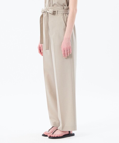 MACKINTOSH PHILOSOPHY（ﾏｯｷﾝﾄｯｼｭ ﾌｨﾛｿﾌｨｰ）の「ドライタッチハイウエストワイドパンツ（その他パンツ・レディース・ベージュ/チャコールグレー・40/38/36）」の7枚目の写真