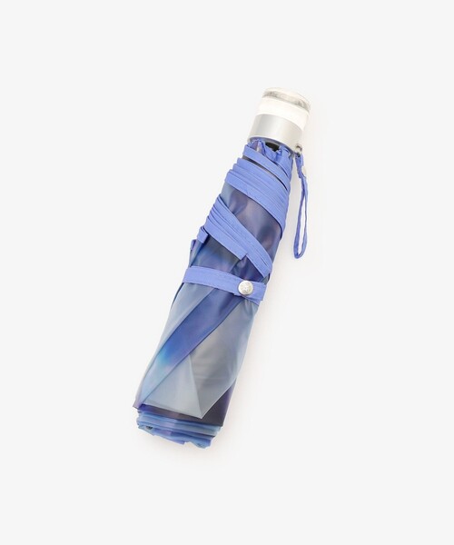 Afternoon Tea（アフタヌーンティー）の「フラワー＆スカイクリア折りたたみ傘 雨傘（折りたたみ傘・レディース・ブルー・ONE SIZE）」の3枚目の写真