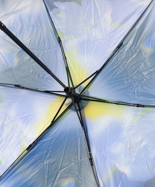 Afternoon Tea（アフタヌーンティー）の「フラワー＆スカイクリア折りたたみ傘 雨傘（折りたたみ傘・レディース・ブルー・ONE SIZE）」の6枚目の写真