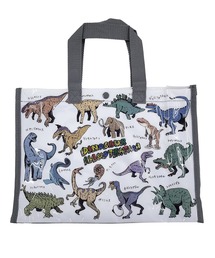 TeddyShop（テディショップ）の「キッズ 海水浴やプールに！パイピング×総柄クリアビニールバッグ [A4収納可]（トートバッグ）」