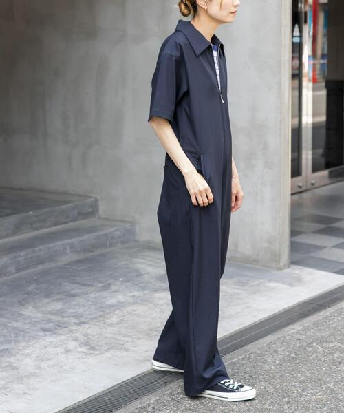 セール】FORK&SPOON 5分袖オールインワン（サロペット/オーバーオール