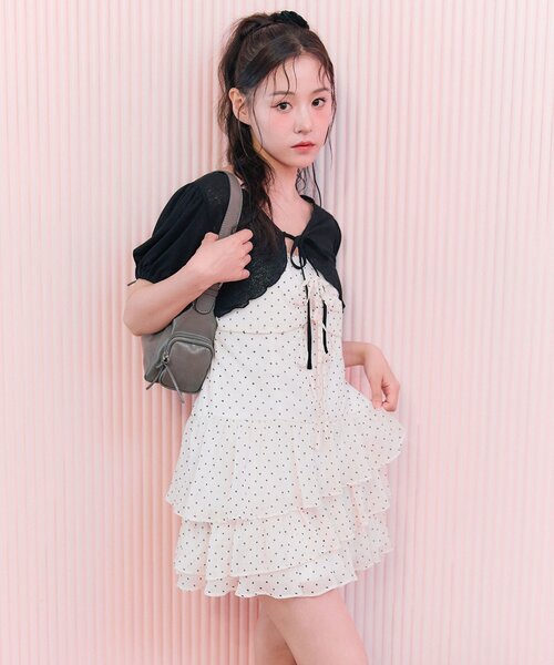 OLIVE des OLIVE ゆいワンピ ボレロセット Olive des Oliveゆいワンピ【ワンピ、ボレロ付き】