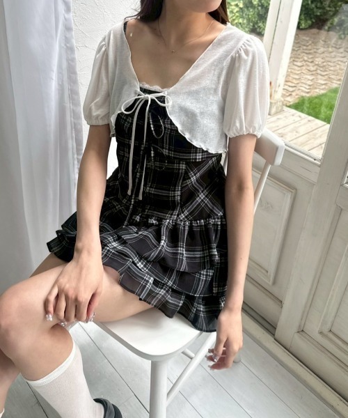 OLIVE des OLIVE ゆいワンピ ボレロセット OLIVE des OLIVE YUI企画 ワンピースとボレロ セット