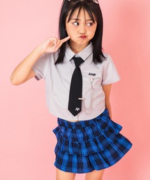 ANAP kids（アナップキッズ）の「チェーン ネクタイ付き 半袖シャツ【ジュニアお揃い】（シャツ/ブラウス・キッズ）」