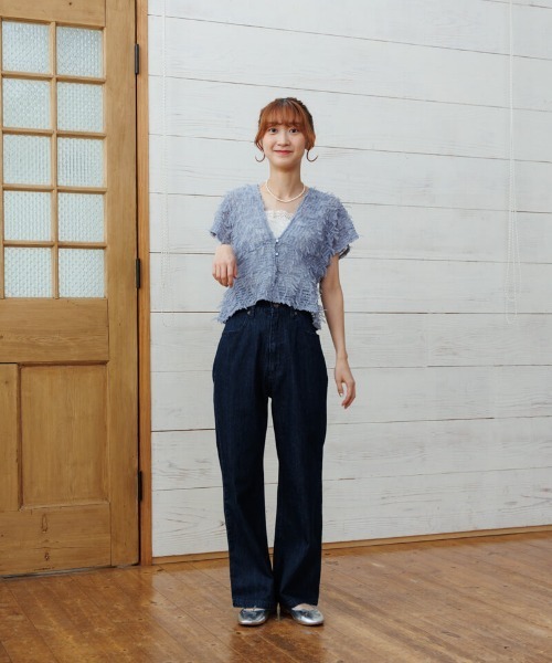 新品未使用品 Vlas Blomme リネンデニム ウエストルーズパンツ 2 レディース,Vlas Blomme,ボトムス | WOODY HOUSE LBR