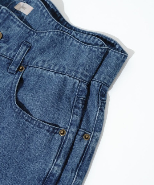 flower（フラワー）の「ペタルデニムパンツ2（デニムパンツ・レディース・ブルー/ネイビー・SMALL/MEDIUM）」の8枚目の写真