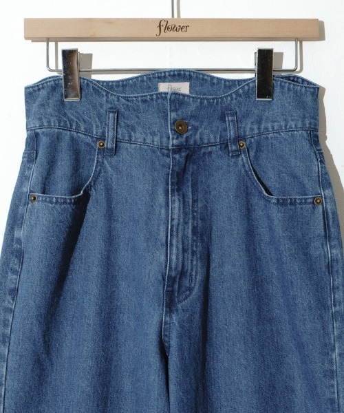 flower（フラワー）の「ペタルデニムパンツ2（デニムパンツ・レディース・ブルー/ネイビー・SMALL/MEDIUM）」の12枚目の写真