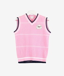 Picone CLUB（ピッコーネクラブ）の「Ｖネック軽量ニットベスト（ベスト）」