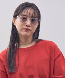 JOURNAL STANDARD relume（ジャーナルスタンダード　レリューム）の「Zoff｜JOURNAL STANDARD relume ウェリントン型 サングラス｜ジャーナルスタンダード レリューム｜黒縁 クリアフレーム｜カラーレンズ｜おしゃれ 紫外線防止 UVカット メンズ レディース ユニセックス（サングラス・メンズ）」