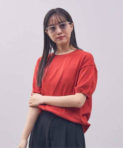 JOURNAL STANDARD relume（ジャーナルスタンダード　レリューム）の「Zoff｜JOURNAL STANDARD relume ウェリントン型 サングラス｜ジャーナルスタンダード レリューム｜黒縁 クリアフレーム｜カラーレンズ｜おしゃれ 紫外線防止 UVカット メンズ レディース ユニセックス（サングラス・レディース・クリア/ブラック/ブラック系その他2/ライトグレー系・FREE）」の22枚目の写真
