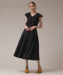 セール】SHEER RUSSELL VOLUME FLARE SKIRT（スカート）｜CLANE