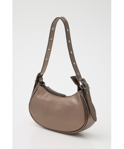 SHEL'TTER ORIGINAL（シェルターオリジナル）の「【OLISTIA】アイレット ホーボー バッグ（ショルダーバッグ・レディース・アンティークゴールド/ブラック・FREE）」の11枚目の写真