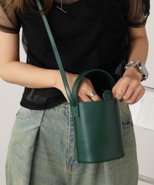 YAHKI/ヤーキW FACE small ショルダーバッグ（ショルダーバッグ