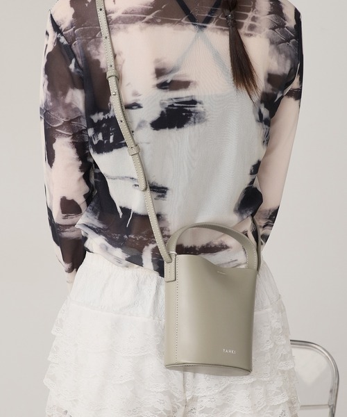 YAHKI（ヤーキ）の「YAHKI/ヤーキW FACE small ショルダーバッグ（ショルダーバッグ・レディース・ベージュ/グリーン/ブラック・ONE SIZE）」の19枚目の写真