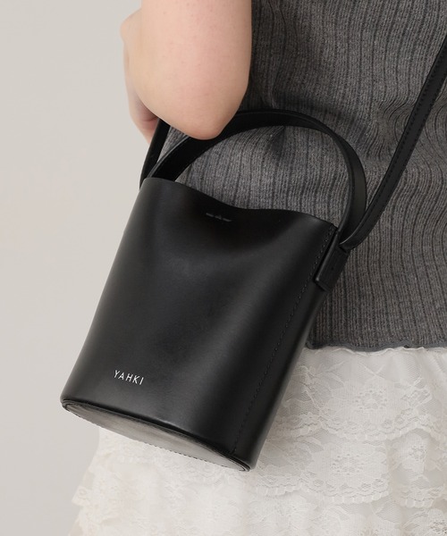 YAHKI（ヤーキ）の「YAHKI/ヤーキW FACE small ショルダーバッグ（ショルダーバッグ・レディース・ベージュ/グリーン/ブラック・ONE SIZE）」の15枚目の写真