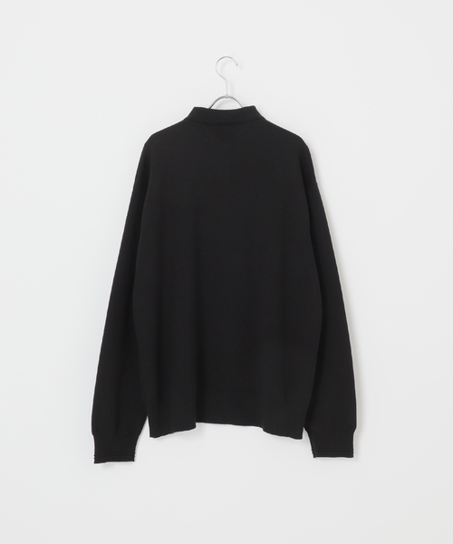 B.C STOCK（ベーセーストック）の「【ANTS & ELEPHANTS】2トーン スウェットライクニットポロシャツ（ニット/セーター・メンズ・グリーン/ネイビー/ブラック・MEDIUM/LARGE）」の16枚目の写真