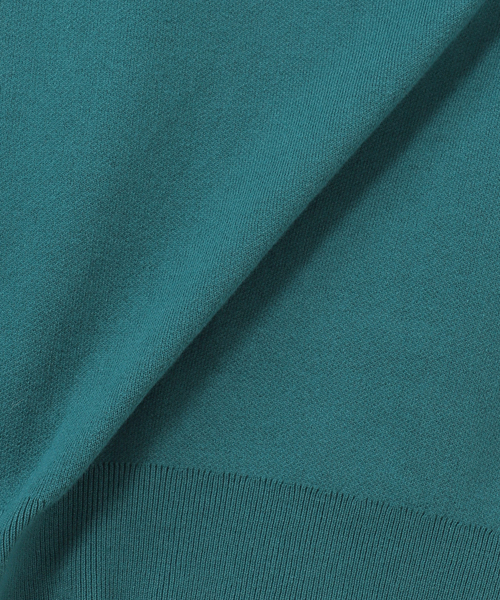B.C STOCK（ベーセーストック）の「【ANTS & ELEPHANTS】2トーン スウェットライクニットポロシャツ（ニット/セーター・メンズ・グリーン/ネイビー/ブラック・MEDIUM/LARGE）」の17枚目の写真