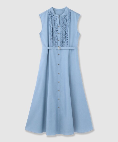美品 ANAYI アナイ デニムライクワンピース ベルト付 34 Sサイズ 極美品】ANAYI アナイ デニムライクワンピース ベルト 36 - メルカリ